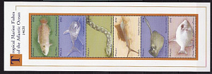 Палау, 2000, Тропические рыбы, лист
